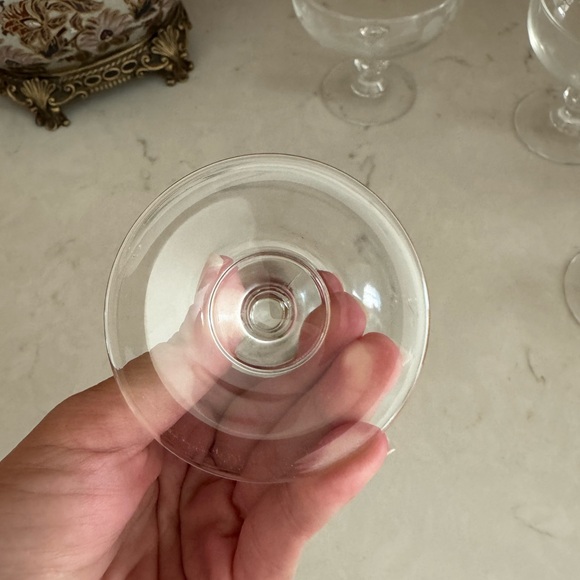 Princess House Heritage Etched Crystal Pedestal Dessert Bowl Dishes 507 Set of 4 - Picture 6 of 10